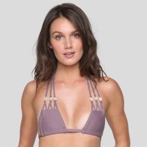 Purple Montce Swim Top with Shells